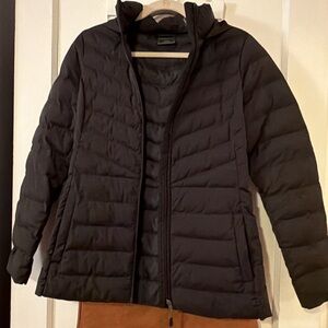 Women's Black Quilted Jacket-32 Degrees